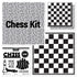 Scrapbooksrus CHESS KIT 12"x12" Scrapbook Paper Stickers 3pc