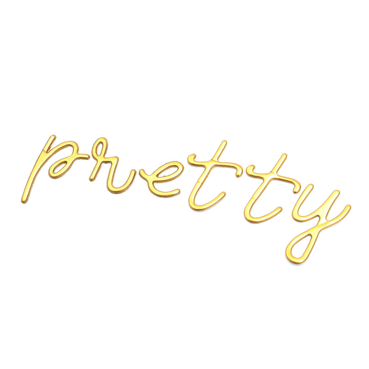 Thickers Again & Again SIMPLICITY Gold Puffy Letter Stickers