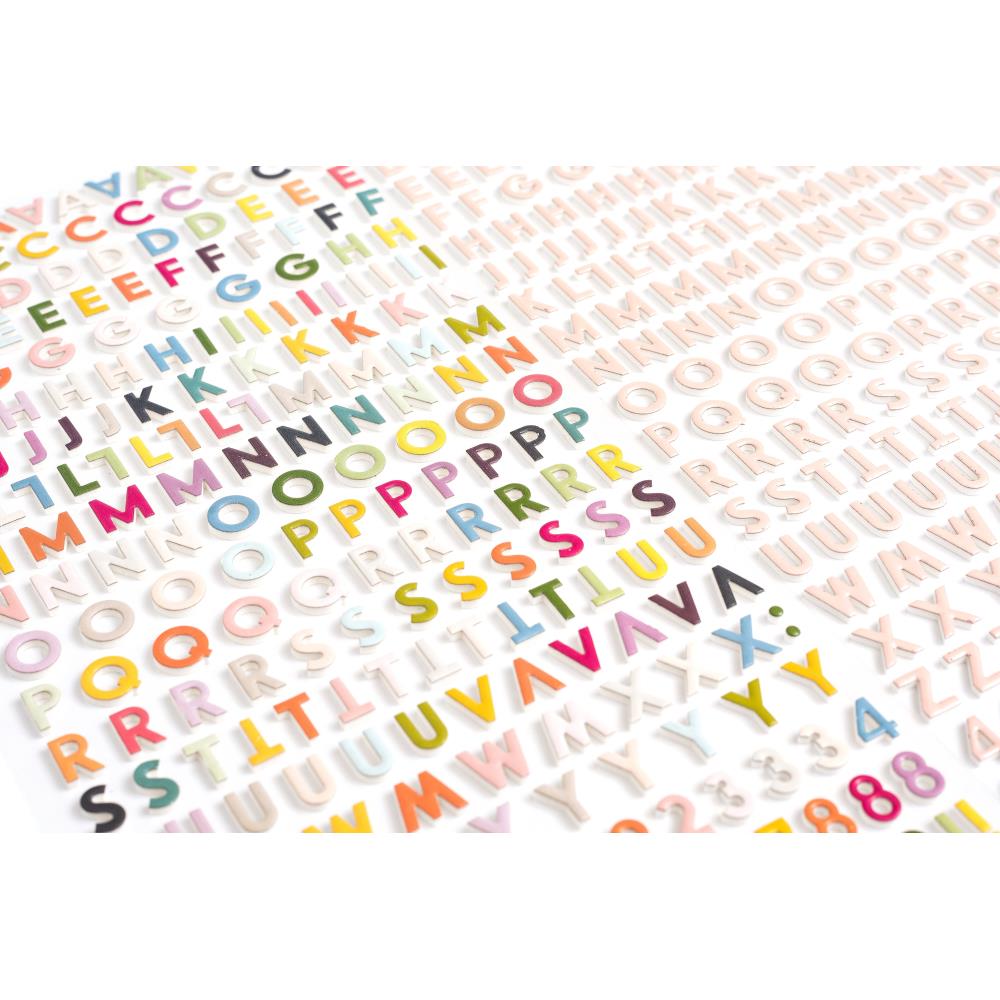 Thickers HAPPY LIFE Foam Letter Stickers 494pc