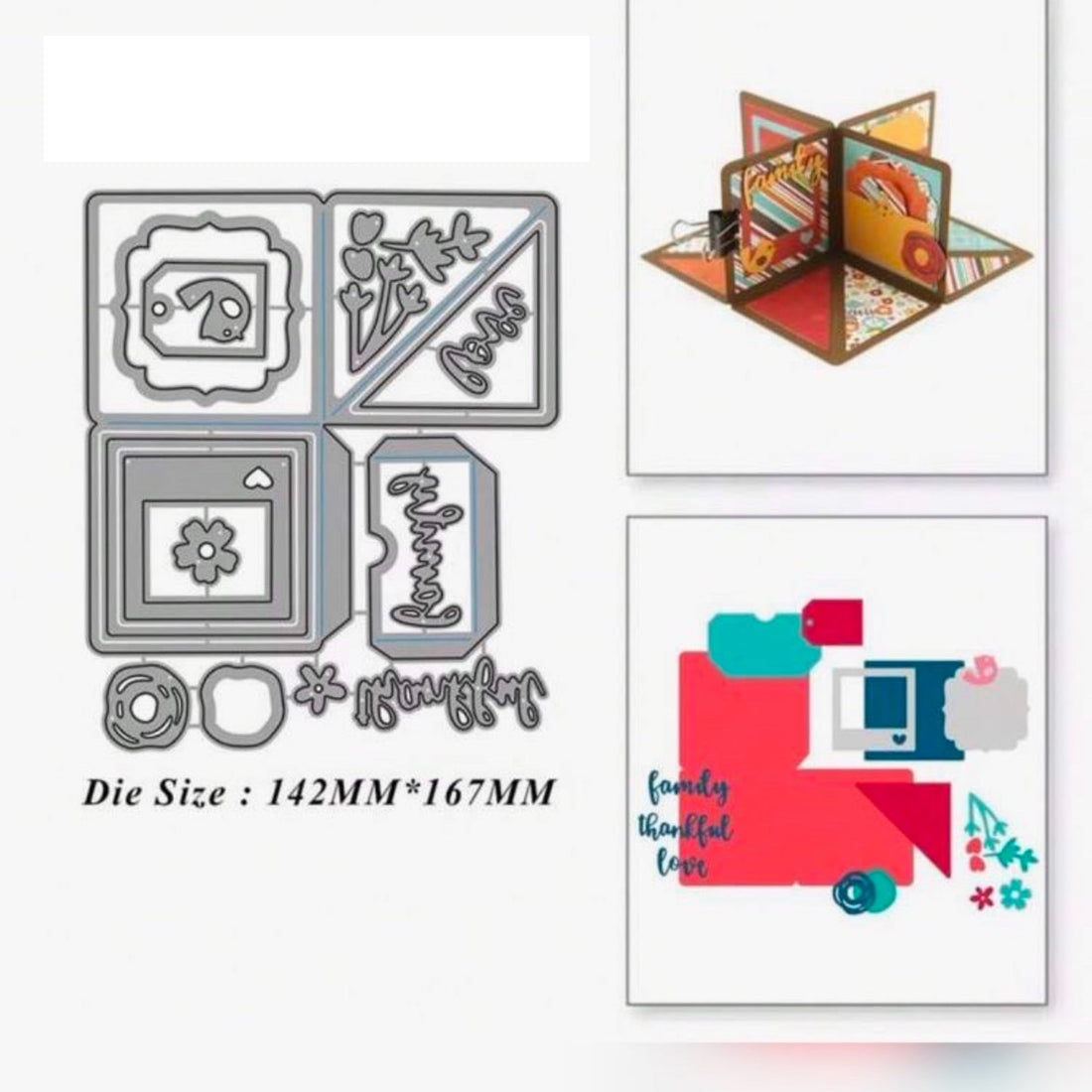 Metal Craft Cutting 3D STANDING POPUP Dies