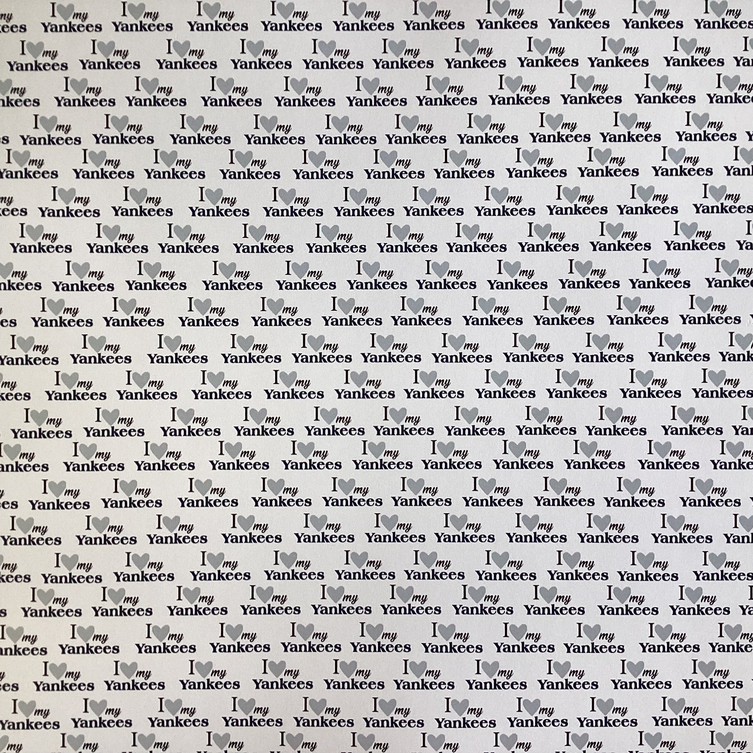 Scrapbooksrus YANKEES BASEBALL 12"X12" Scrapbook Paper Kit 12 Sheets