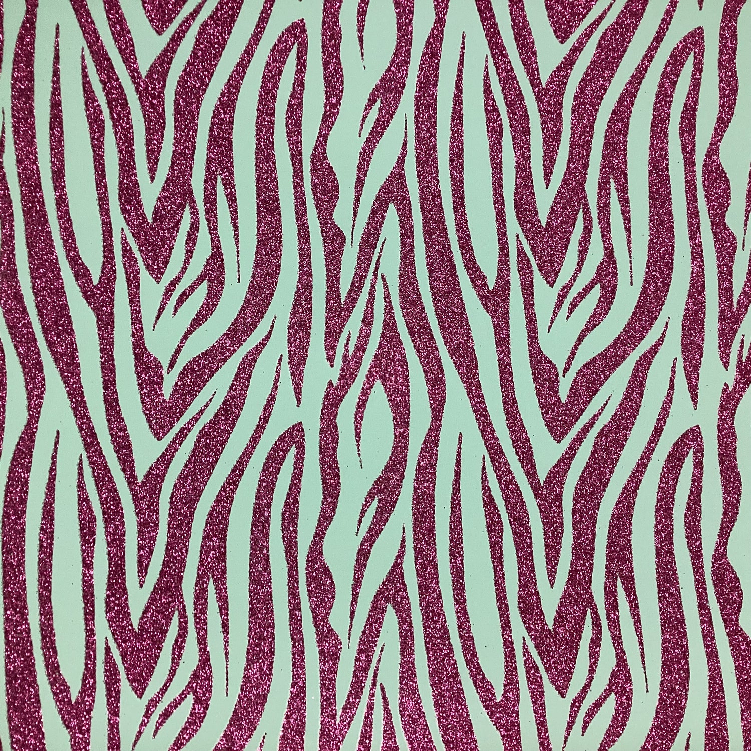 American Crafts Glitter Cardstock ZEBRA TAFFY 12"X12" Sheet