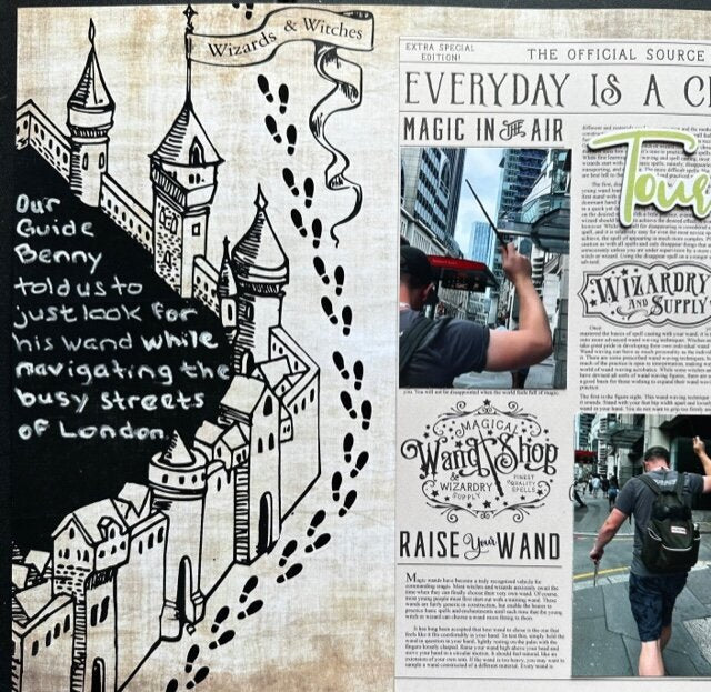 Echo Park WITCHES And WIZARDS 2 12”x12” Scrapbook Collection Kit