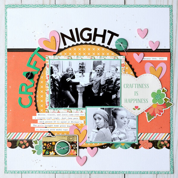 Echo Park I’D RATHER BE CRAFTING 12"x12" Scrapbook Collection Kit