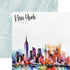 Paper House NEW YORK SKYLINE 12"X12" Scrapbook Paper