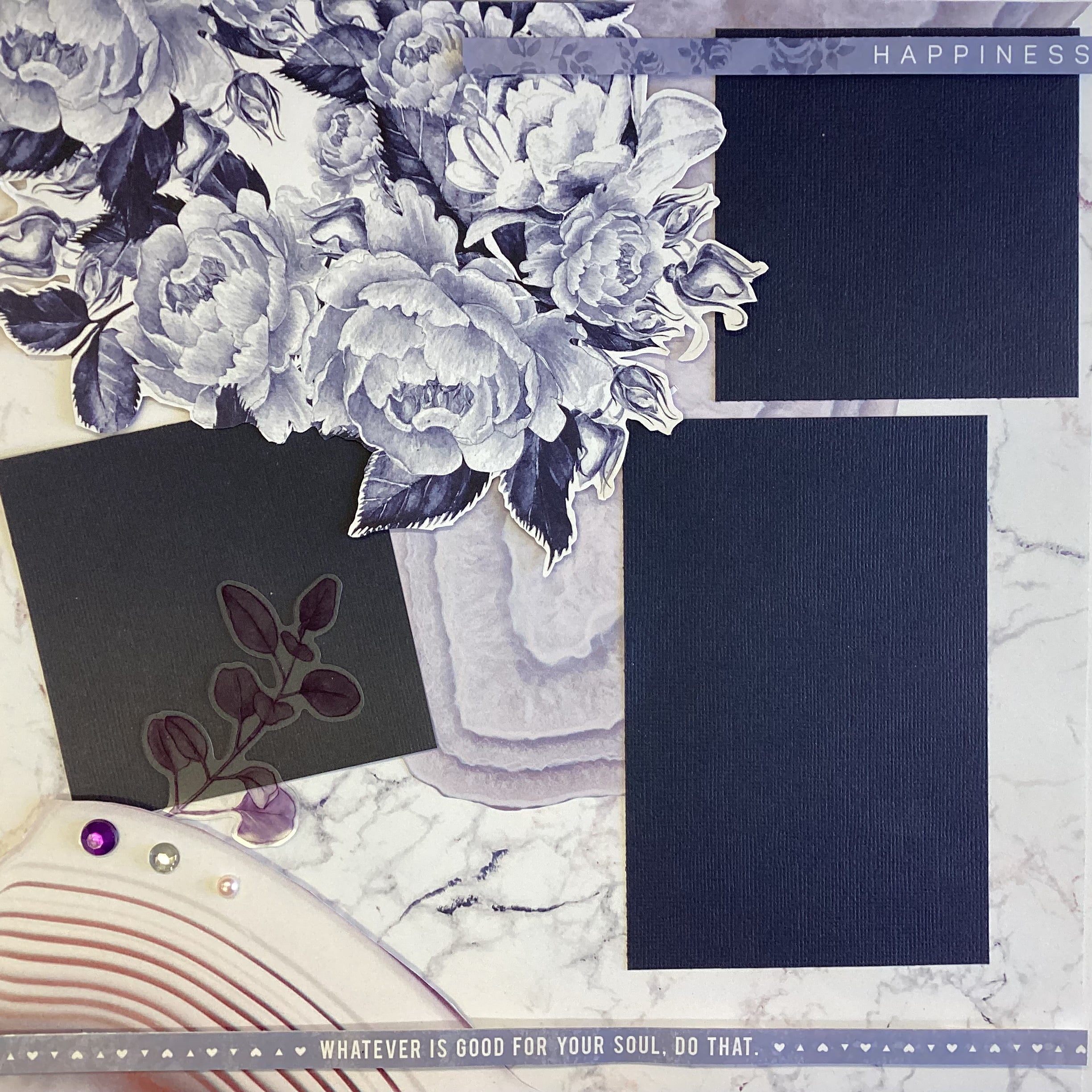 HAPPINESS & DREAMS 12"X12 Scrapbook Page Kit