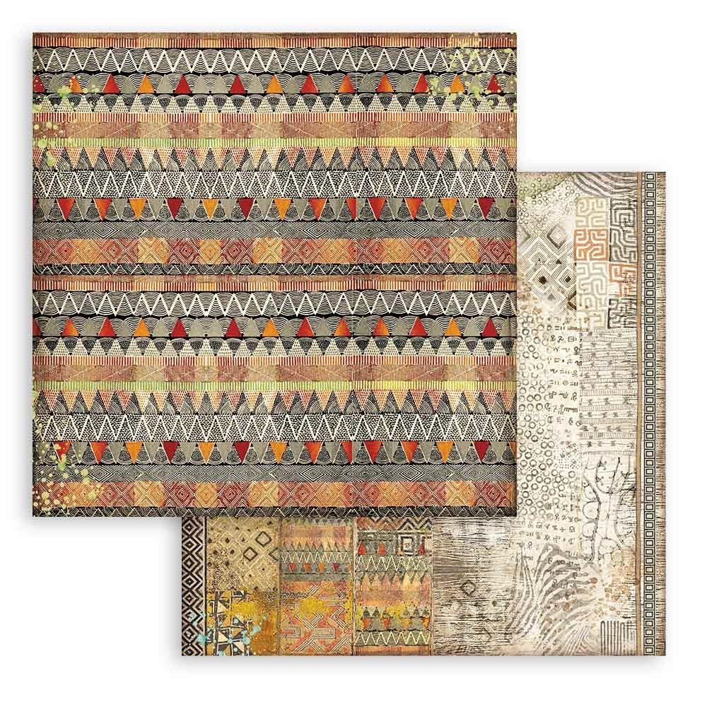 Stamperia SAVANA MAXI BACKGROUNDS 12"X12" Paper Pad