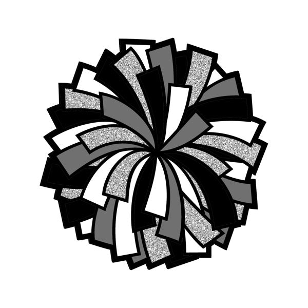 Scrapbook Customs CHEER POM POM Laser Diecut