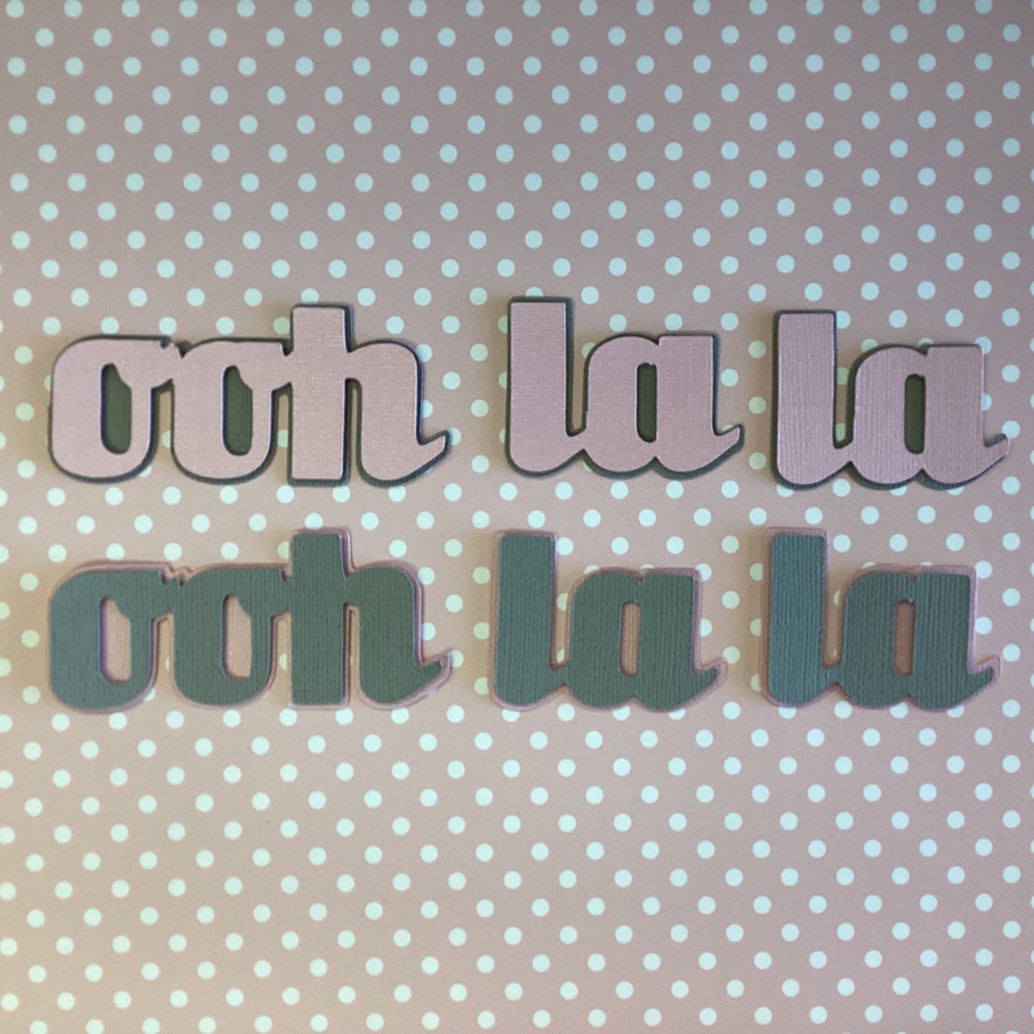 Scrapbooksrus OOH LA LA Diecut Paris Scrapbook Die Cut Embellishments