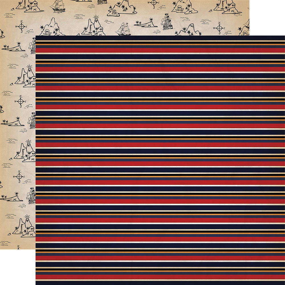 Carta Bella PIRATES 12"X12" Scrapbook Paper