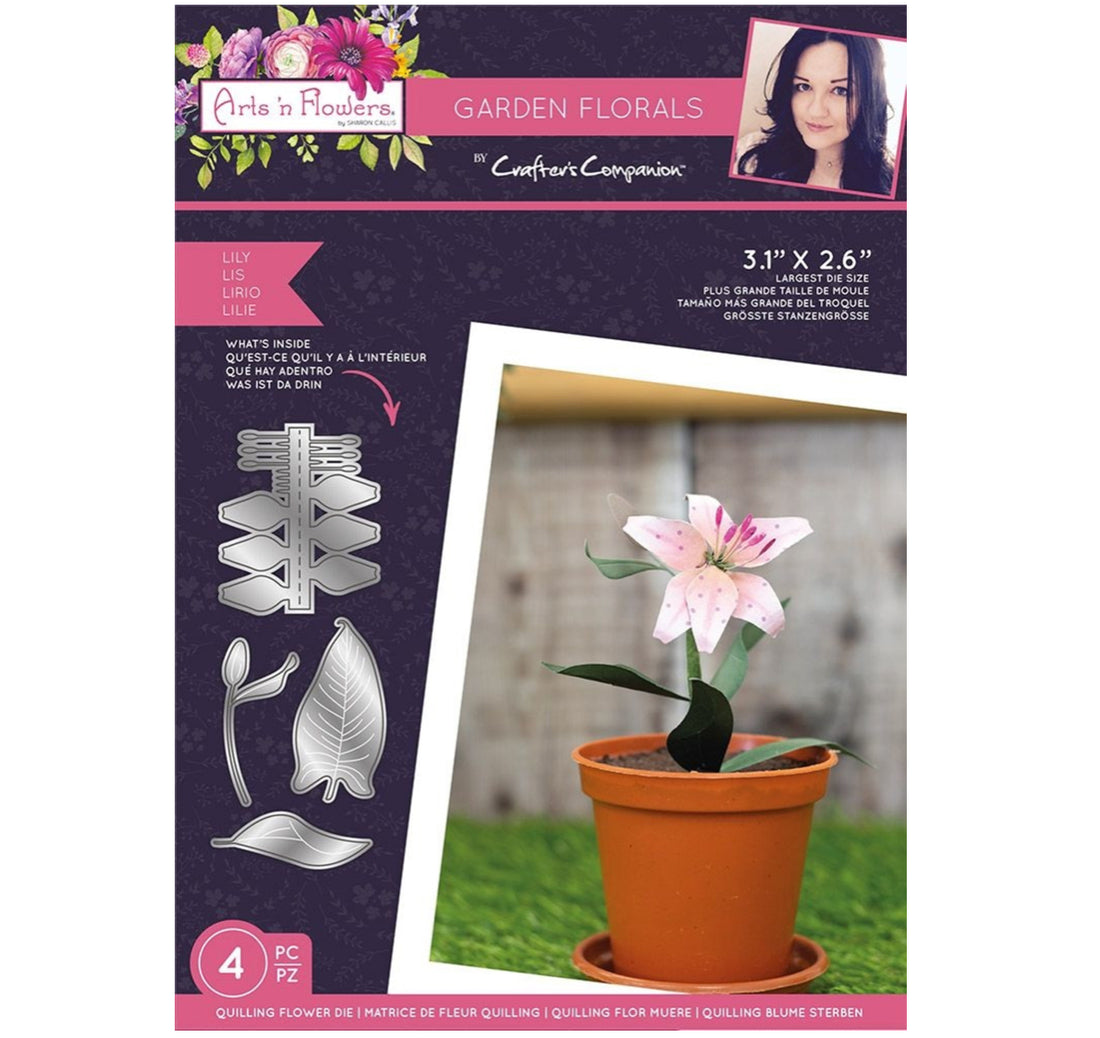 Crafter’s Companion Garden Florals LILY BUNDLE Flower Die