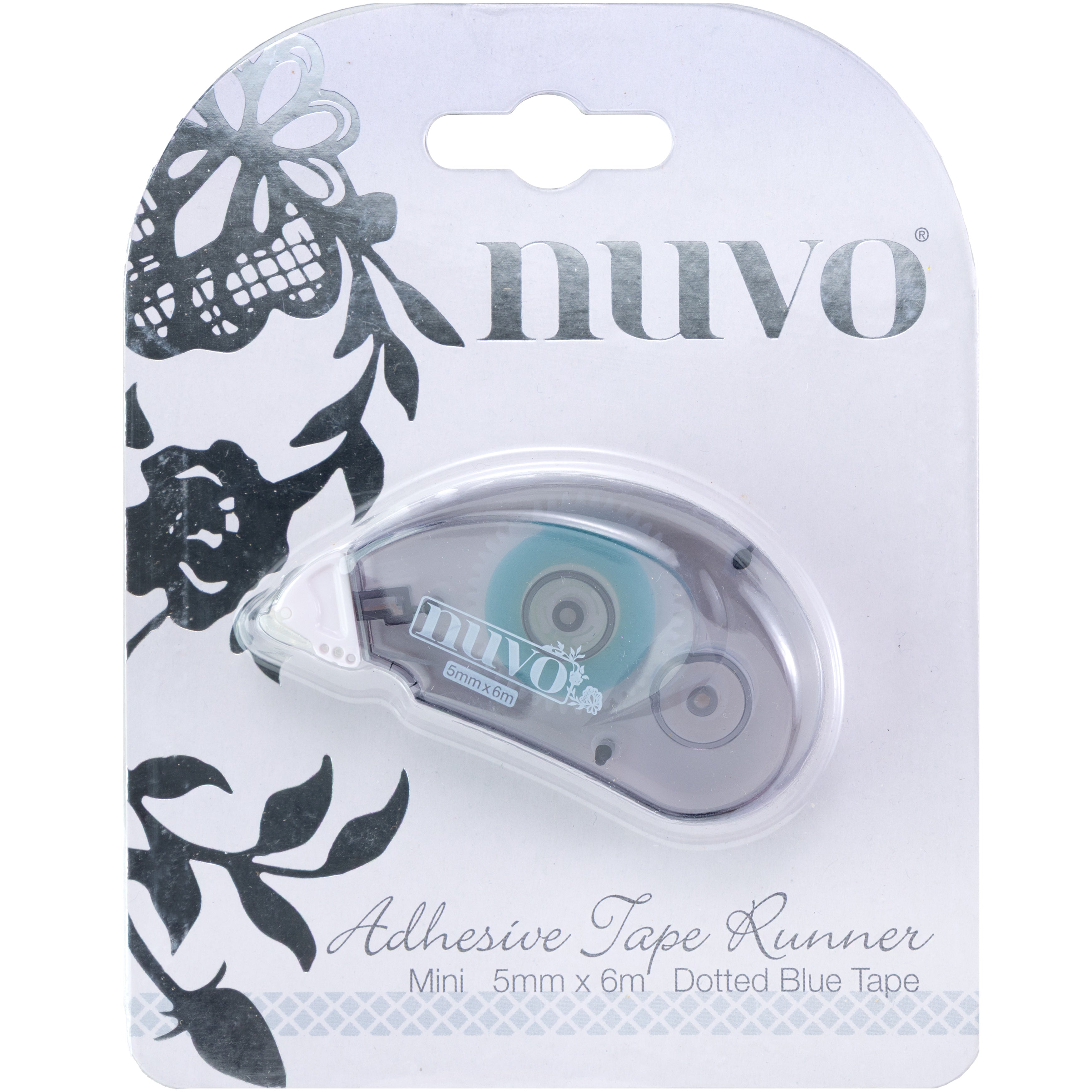 Nuvo MINI DOTTED BLUE Adhesive Tape Runner
