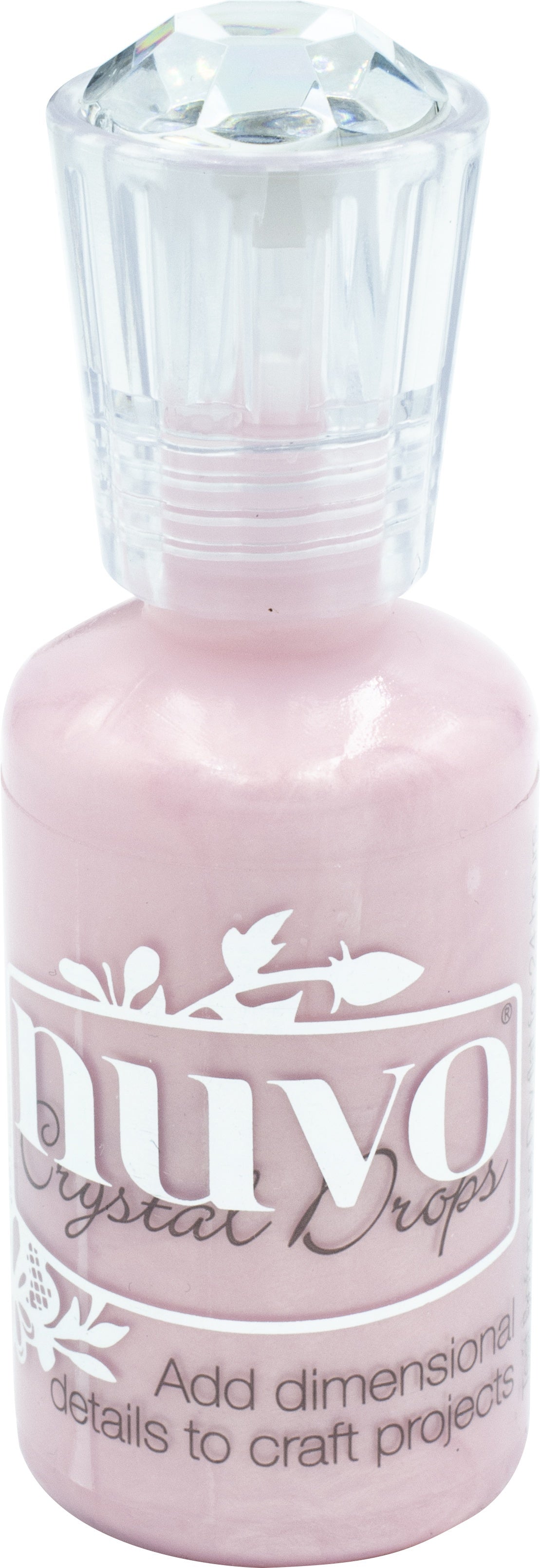 Nuvo Crystal Drops SHIMMERING ROSE Enamel Dots 1oz
