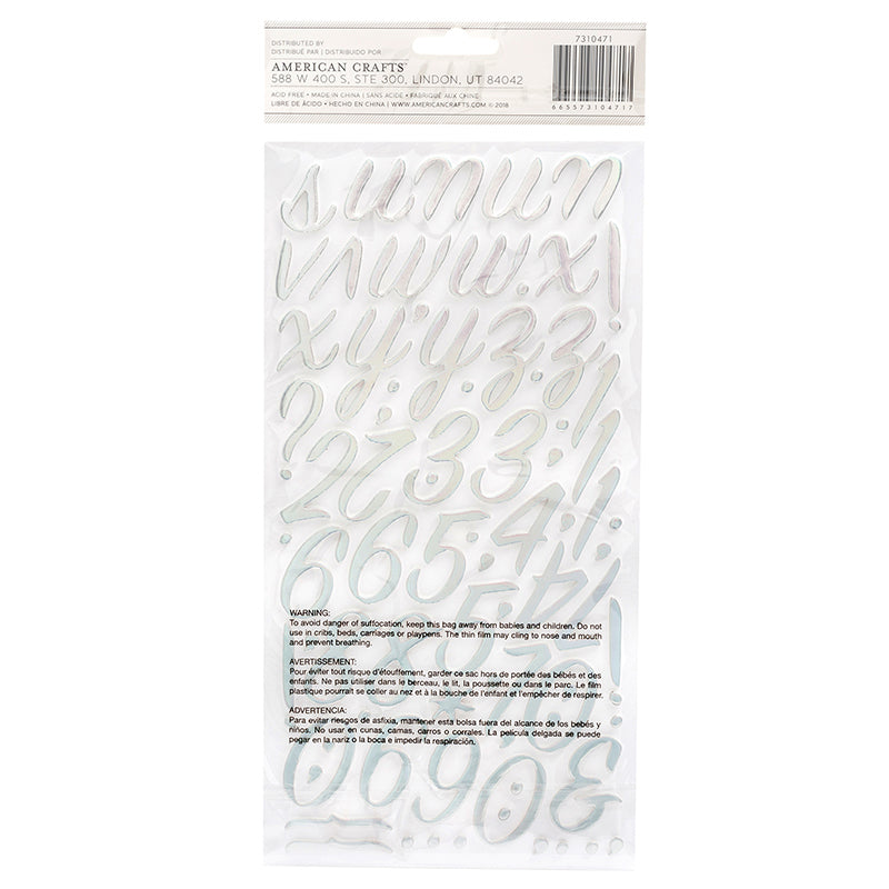 Thickers HARMONY Foil Foam Stickers 150pc