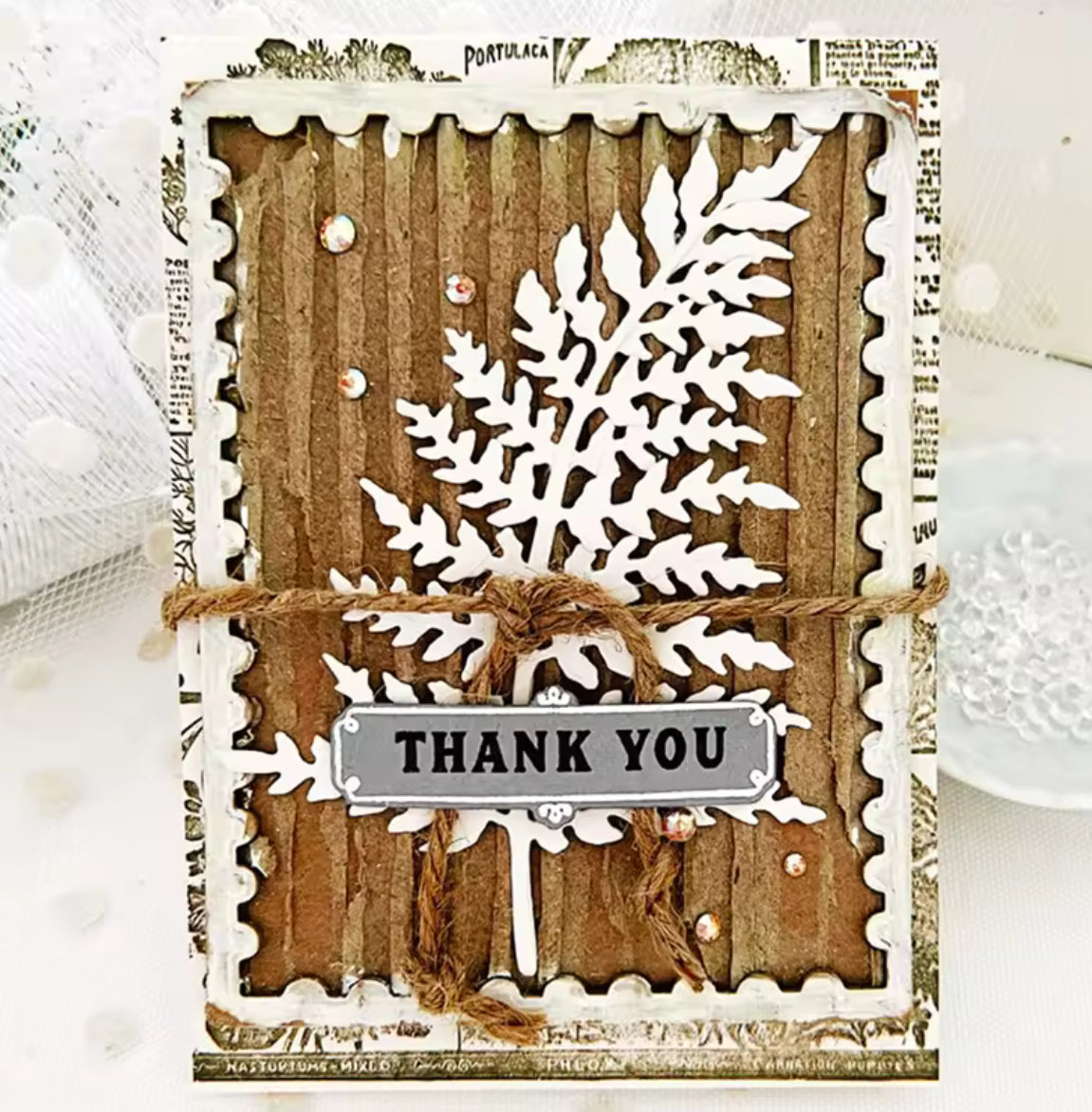 Craft Cutting FERN LEAF Metal Dies 2pc