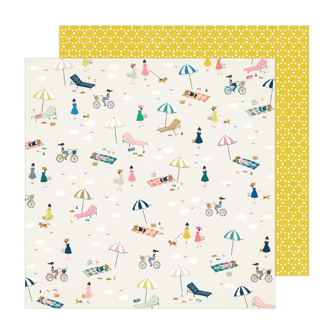 Maggie Holmes SUNNY DAYS 12"X12" Scrapbook Paper