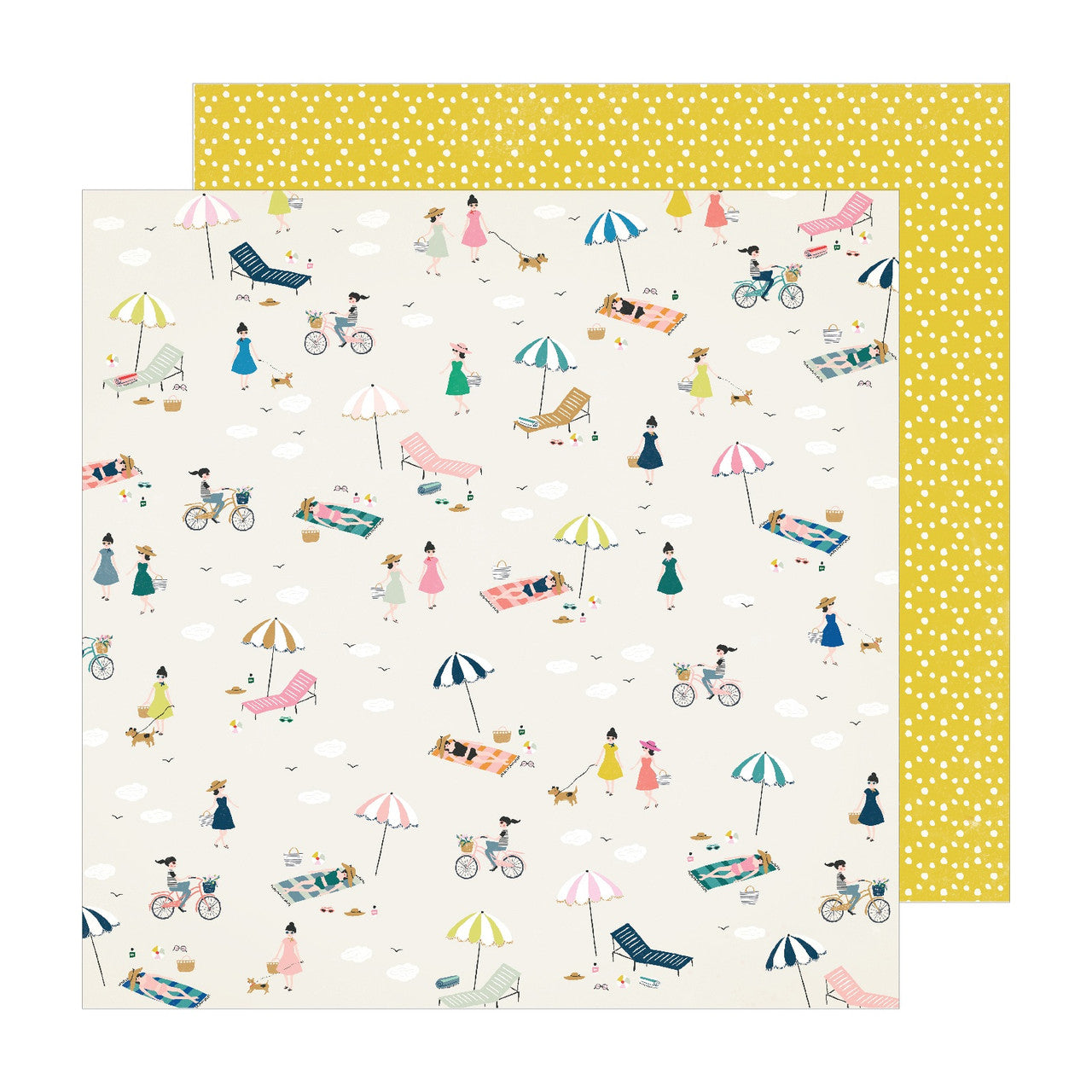 Maggie Holmes SUNNY DAYS 12"X12" Scrapbook Paper