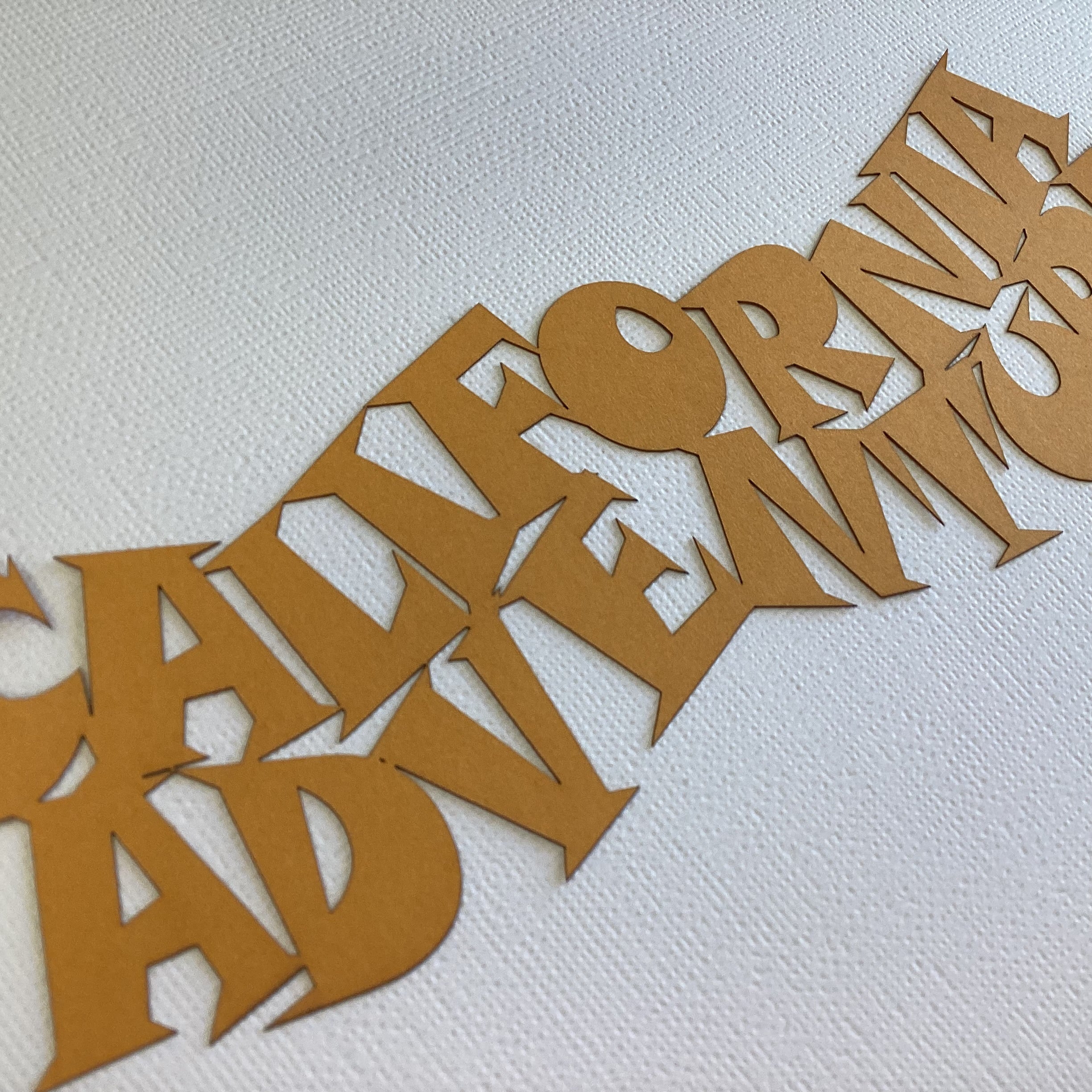 CALIFORNIA ADVENTURE Laser Scrapbook DieCuts