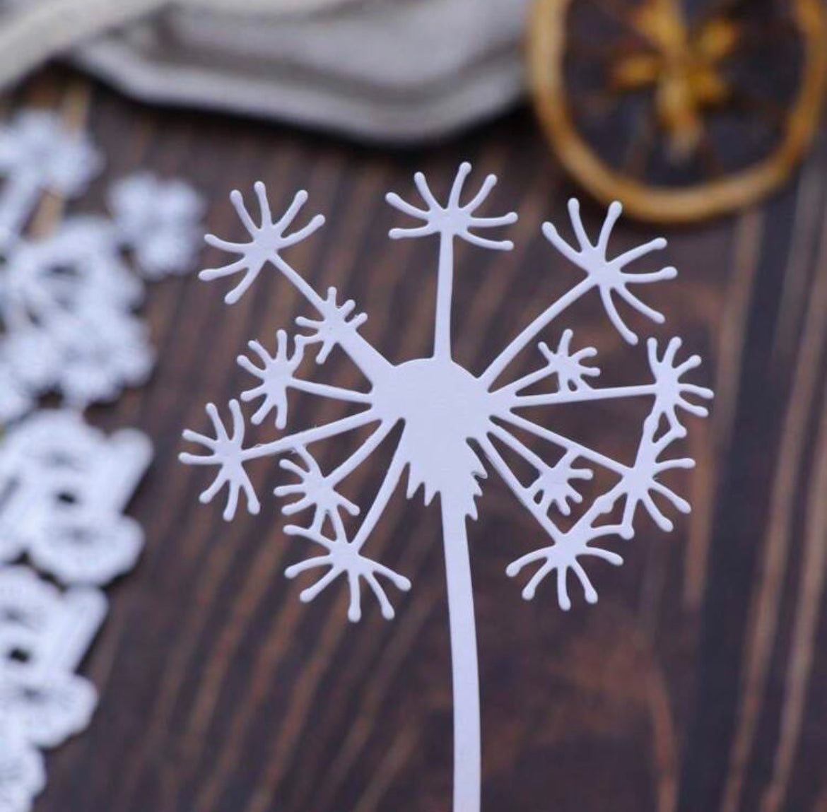 Metal Craft Cutting DANDELION Dies 2pc