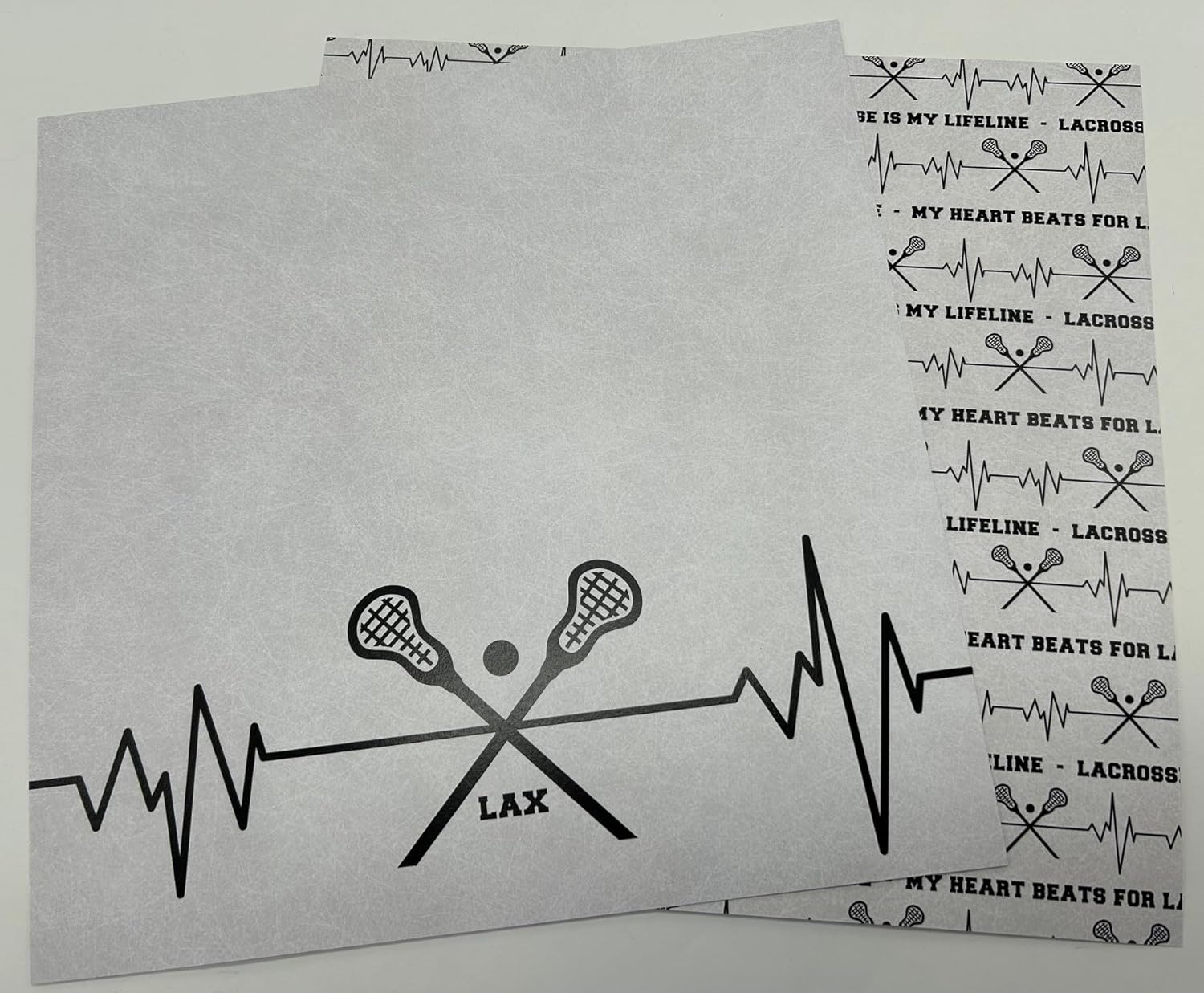 Neon Sports LACROSSE KIT 12"X12" Scrapbook Paper 12 Sheets