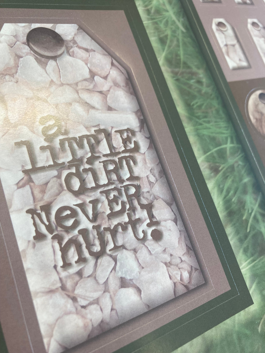 Pixie Press Texture Sensations OUTDOOR Stickers 12"X12" Heavyweight 17pc