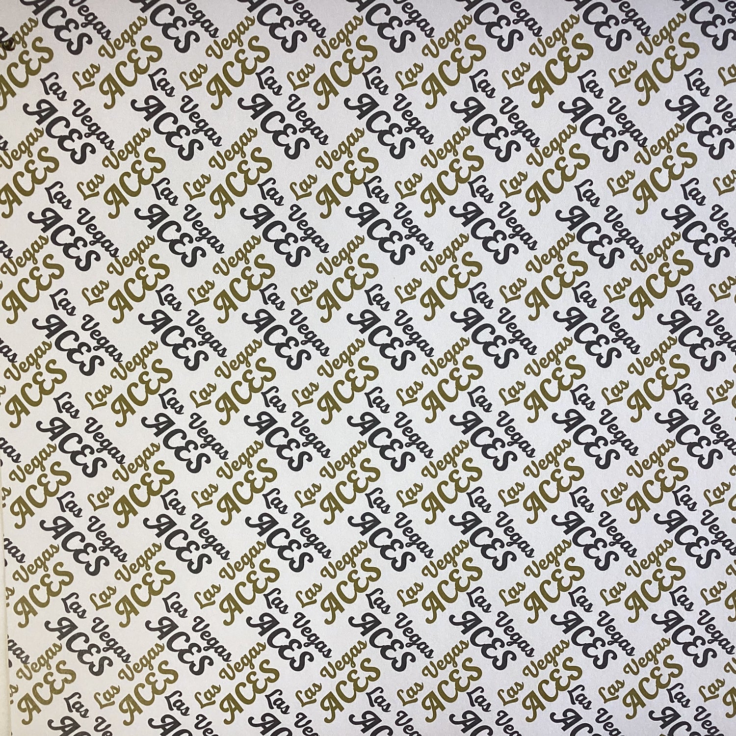 LAS VEGAS ACES DIAGONAL 12"X12" Scrapbook Customs Paper