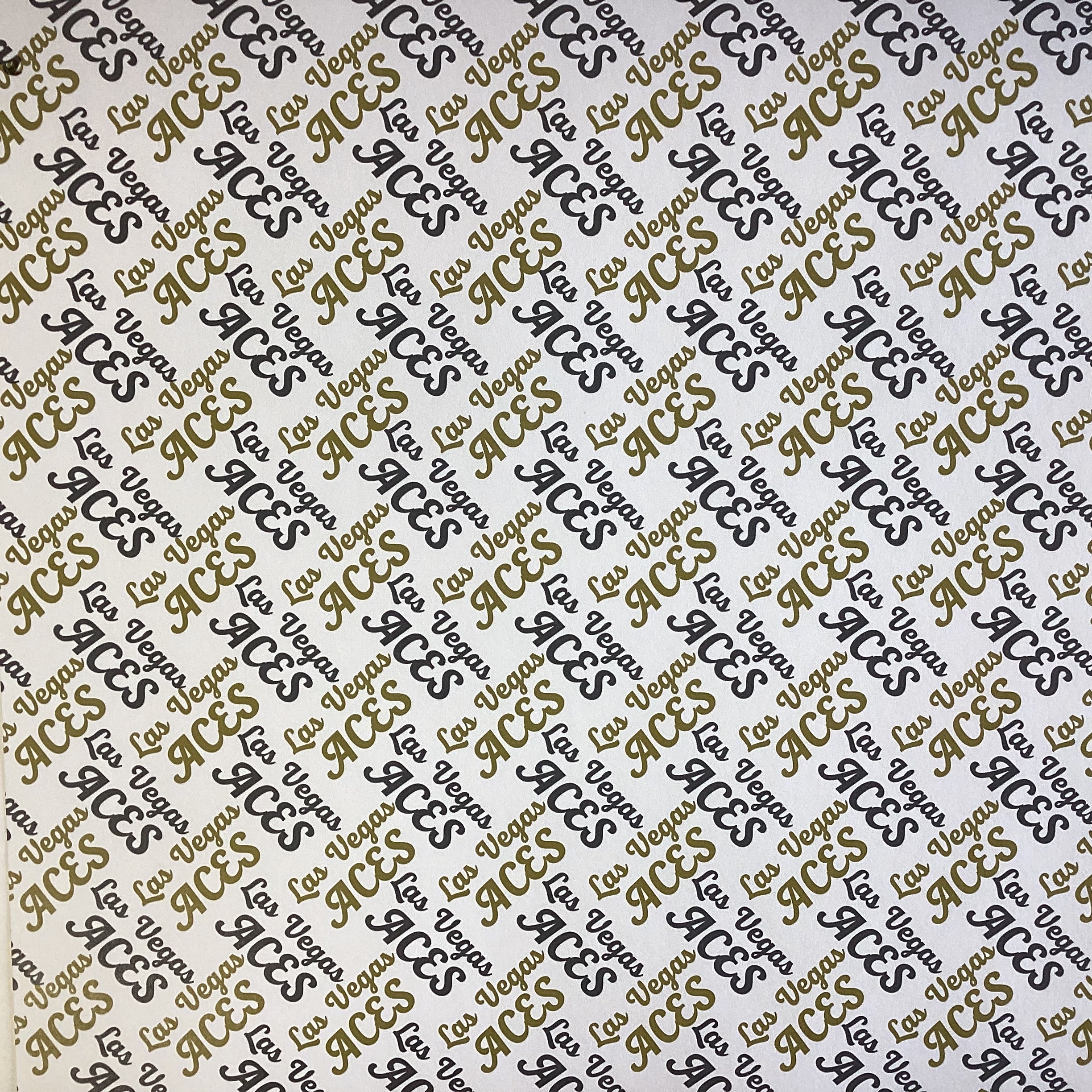 LAS VEGAS ACES DIAGONAL 12"X12" Scrapbook Customs Paper
