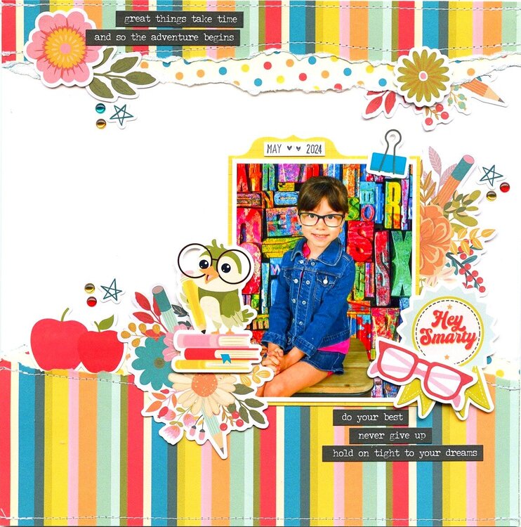 Simple Stories BOOK FAIR Big Bits & Pieces 18pc