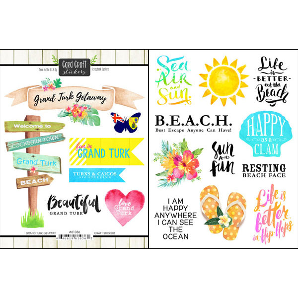Scrapbooksrus GRAND TURKS AND CAICOS 12”X12” Scrapbook Kit