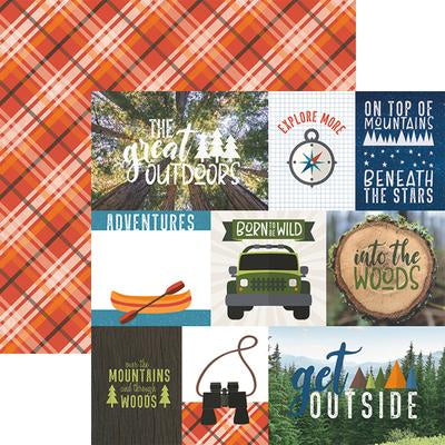 Paper House THE GREAT OUTDOORS 12X12 Scrapbook Sheet