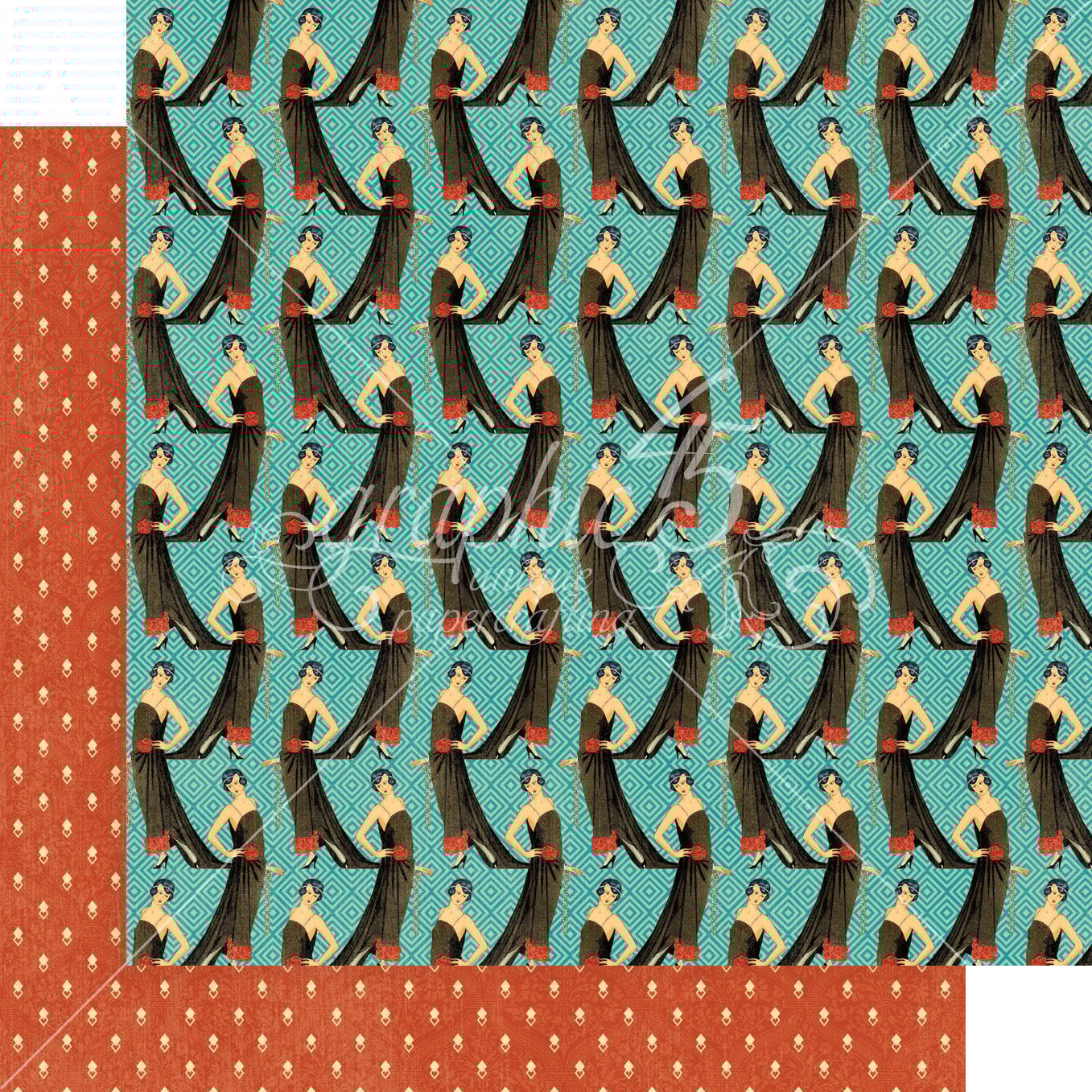 Graphic 45 COUTURE DELUXE COLLECTOR’S EDITION 12”X12” Scrapbook Set