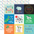 Echo Park It’s Your Birthday Boy 4X4 JOURNALING CARDS 12"X12" Scrapbook Paper