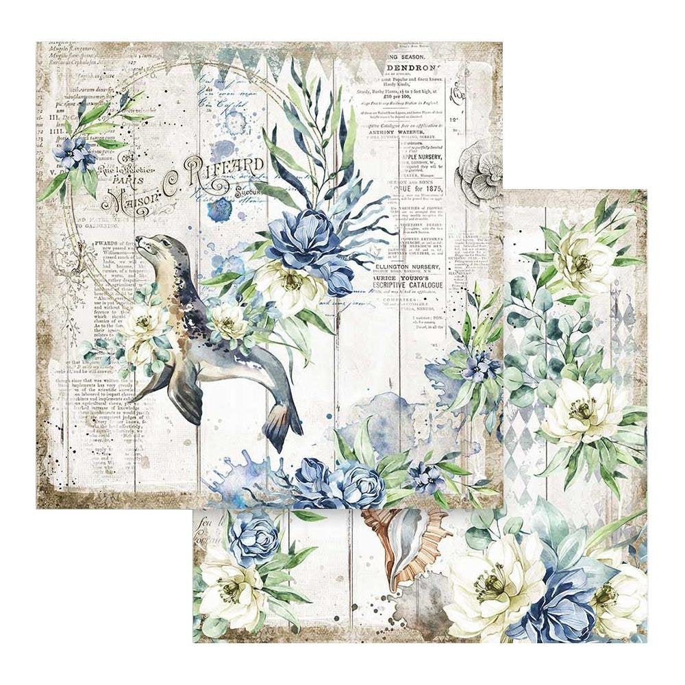 Stamperia Romantic SEA DREAM 12"X12" Scrapbooking Pad