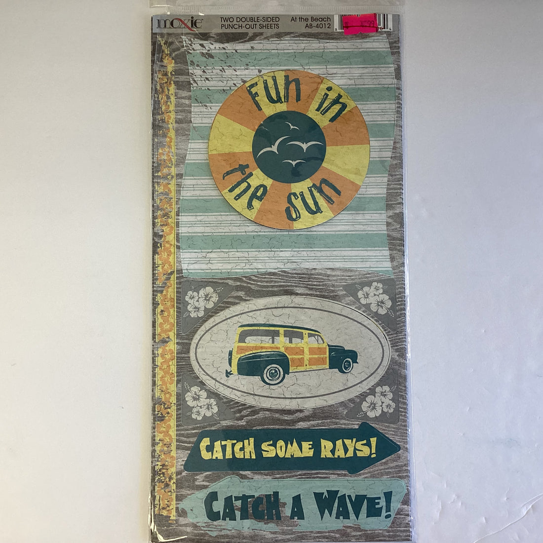 Moxxie AT THE BEACH 6"X12" Punch Out Sheets