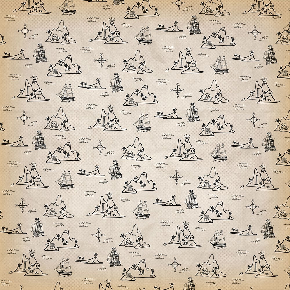 Carta Bella PIRATES 12"X12" Scrapbook Paper