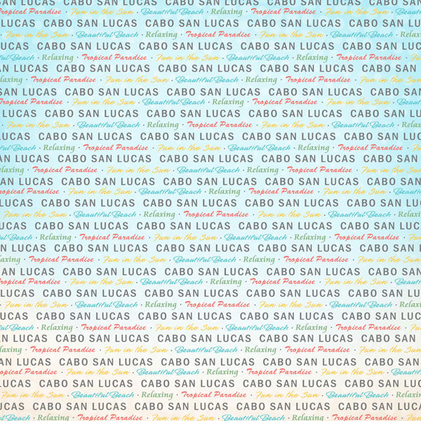 Scrapbooksrus CABO SAN LUCAS GETAWAY 12”X12” Scrapbook Kit