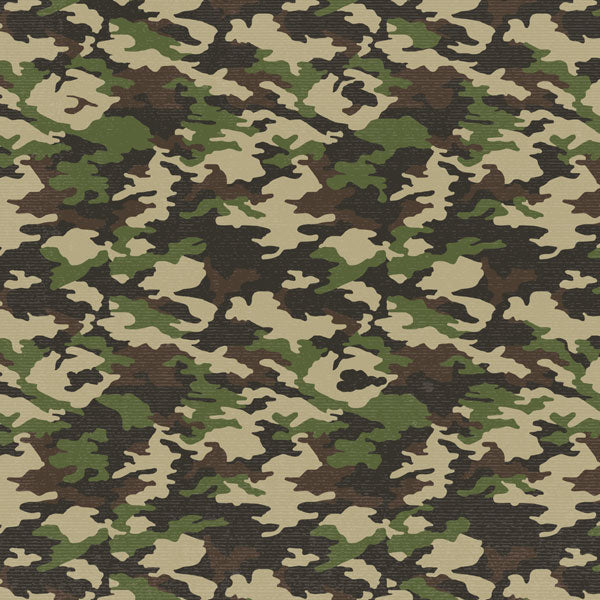 REGULAR CAMO 12"X12" Scrapbook Customs Paper