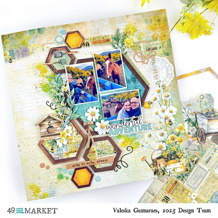 49 and Market BOTANICAL BUZZ 12X12 Solids Collection Pack