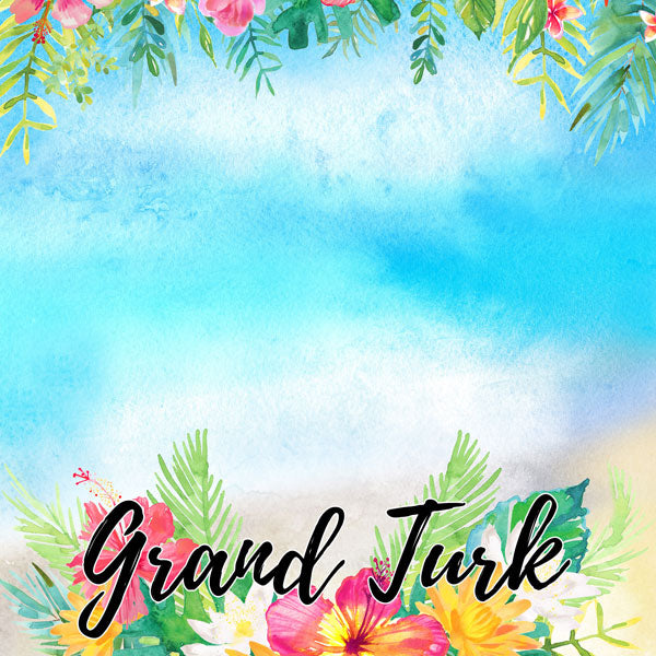 Scrapbooksrus GRAND TURKS AND CAICOS 12”X12” Scrapbook Kit