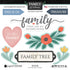 Scrapbook Customs LOVE THIS FAMILY STICKERS 8pc