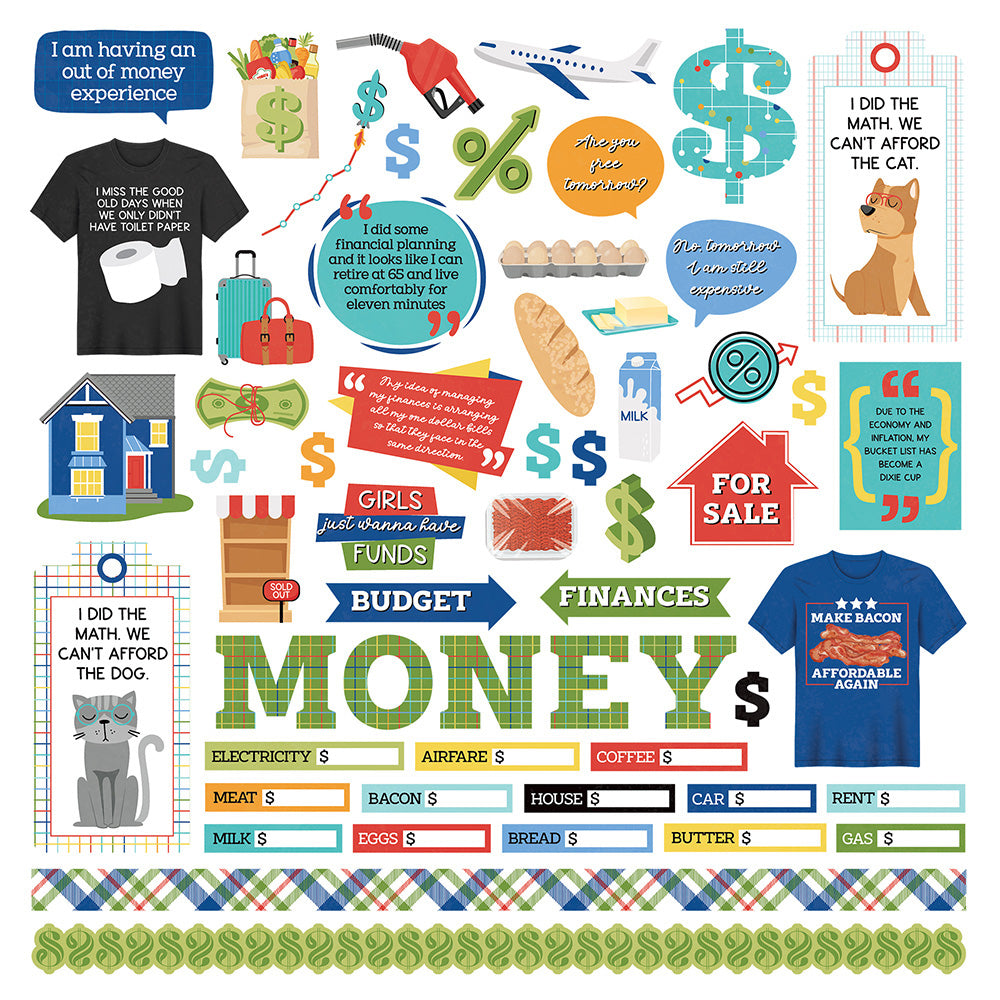 Photoplay INFLATION NATION 12X12 Element Sticker