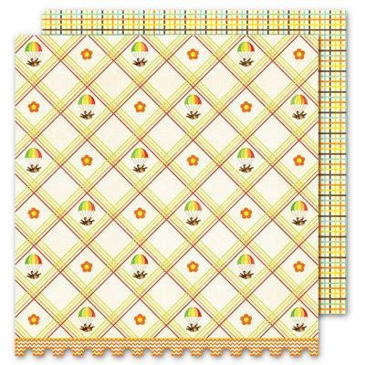 Sassafras Bungle Jungle SMOOTH SAILING 12”x12” Scrapbook Sheet