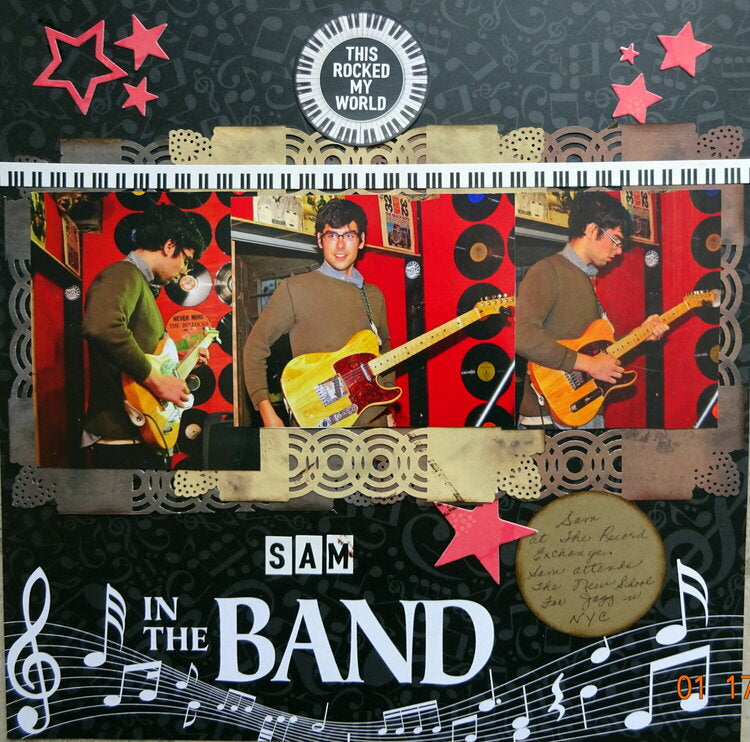 Reminisce MUSICALITY 12"X12" Scrapbook Kit 9pc