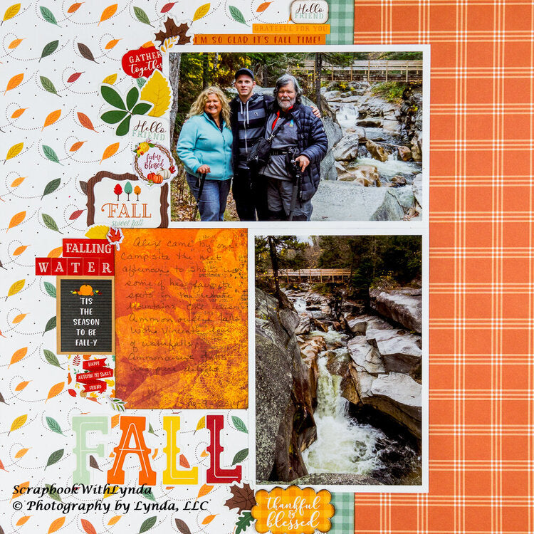 Echo Park HAPPY FALL 12"X12" Scrapbook Collection Kit