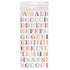 Thickers LEMONADE Printed Chipboard Letter Stickers 126pc