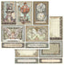 Stamperia SIR VAGABOND Cards SBB750 12"X12" Scrapbook Paper