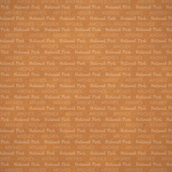 Scrapbook Customs NATIONAL PARK MAP AND WORDS 12"X12" Scrapbook Paper