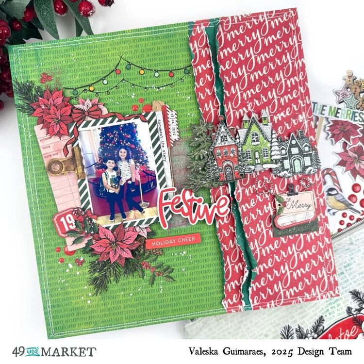 49 and Market Vicki Boutin MISTLETOE & MEMORIES Chipboard Basics