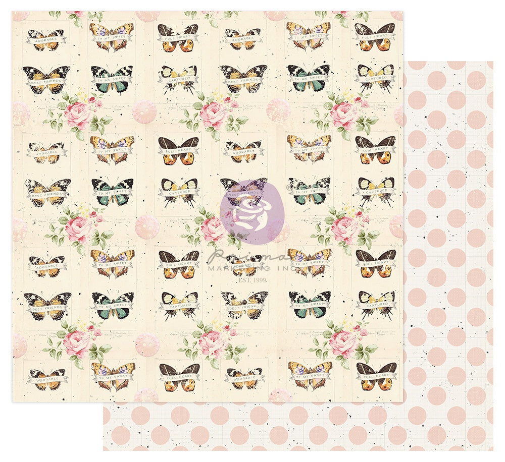 Prima MY SWEET COLLECTION 12"X12" Scrapbook Paper