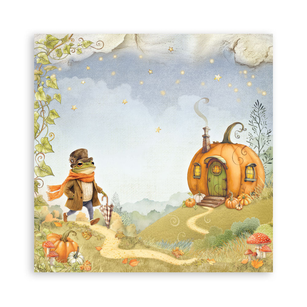 Stamperia Whispering Woods MAXI PAD 12"X12" Scrapbook Paper Pack